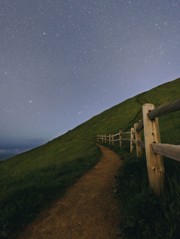 Night sky and path 600 Night sky and path 600